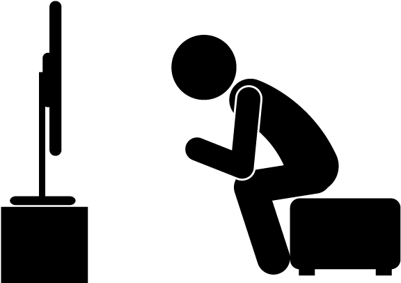 View All Images-1 - Watching Tv Icon PNG with transparent background