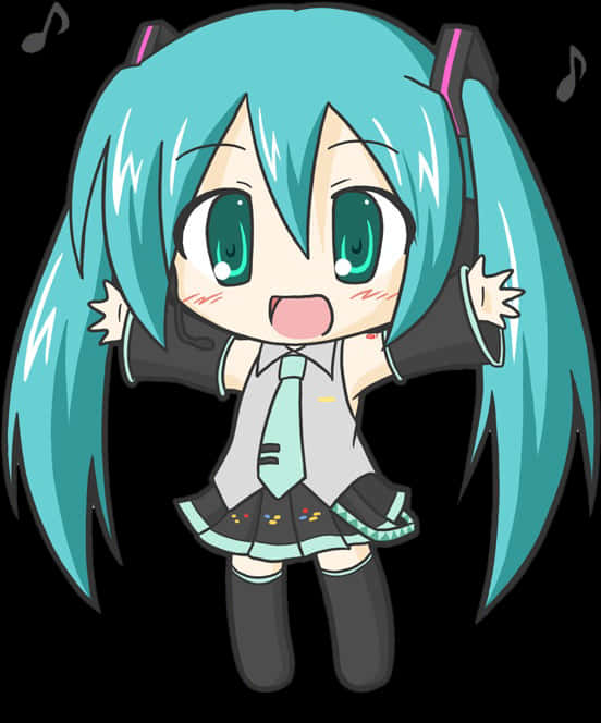 Sticker Hatsune Miku Png, Transparent Png PNG with transparent background