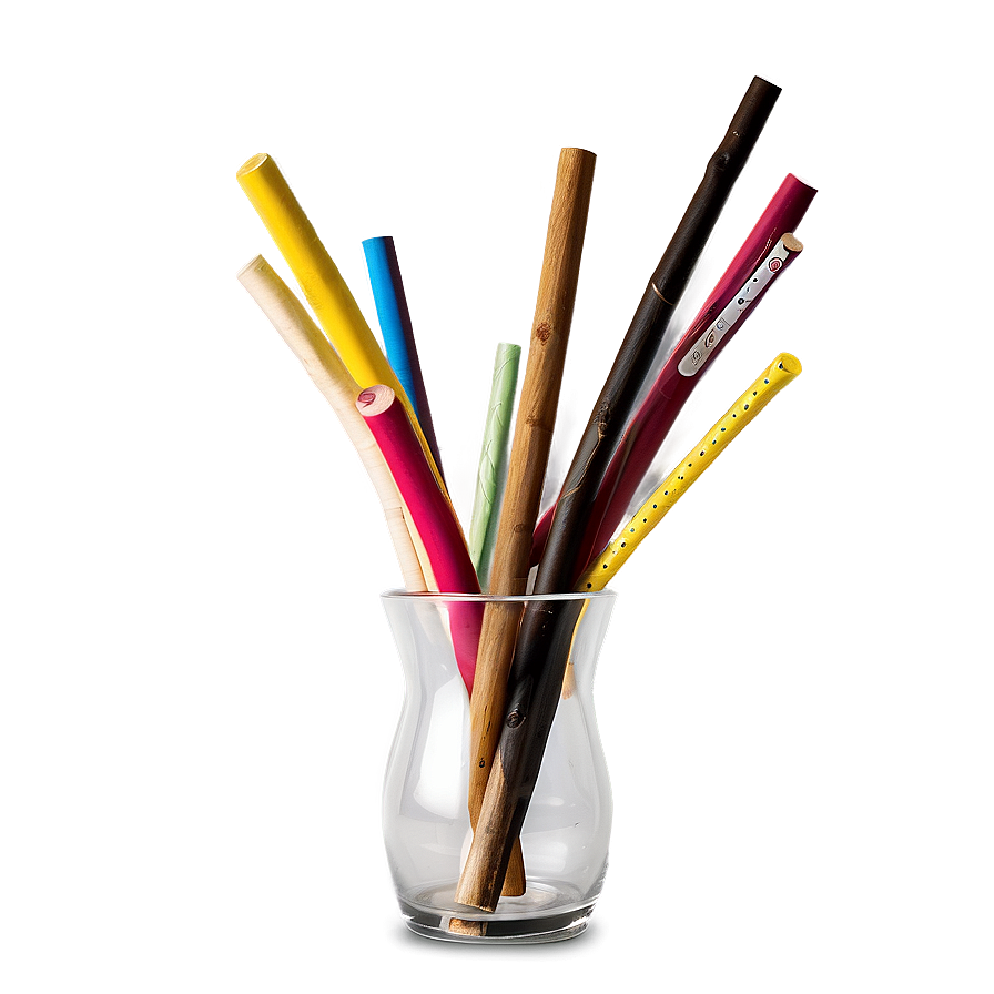 Sticks In Vase Png Chg