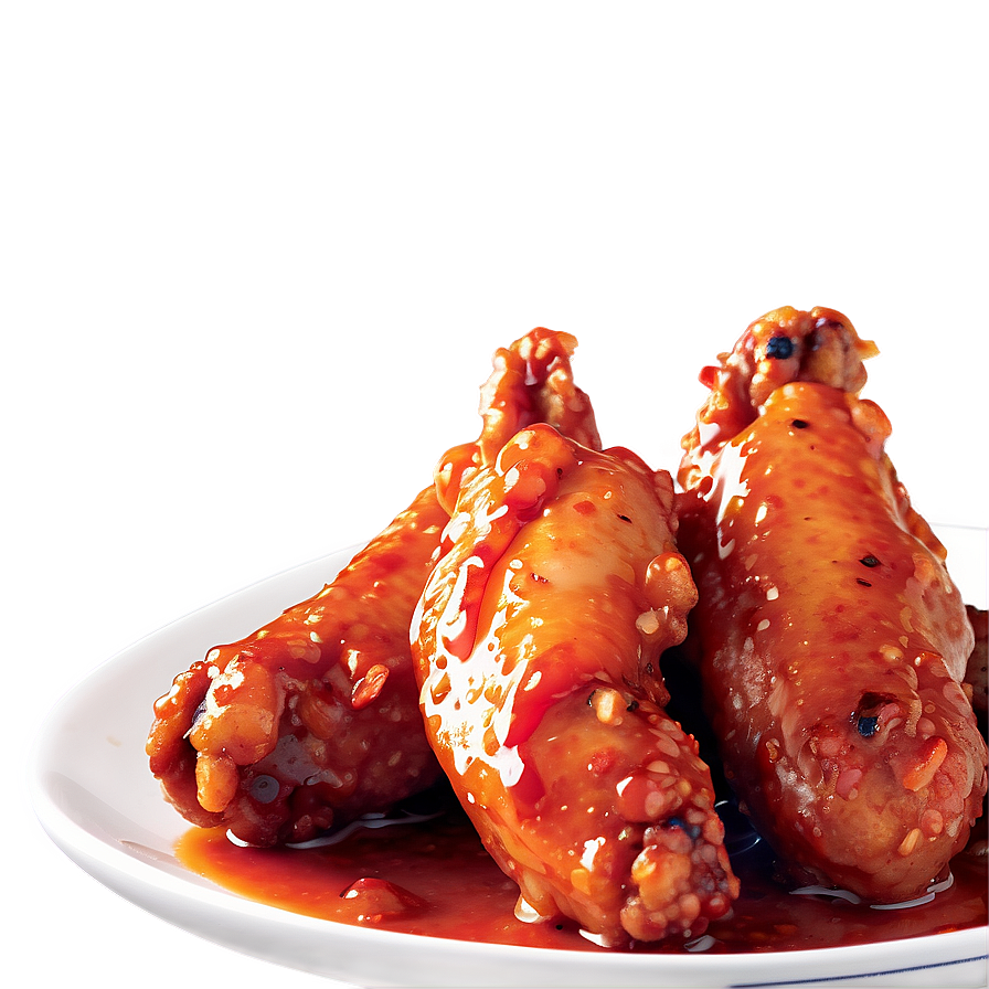 Sticky Hot Wings Png Qdw