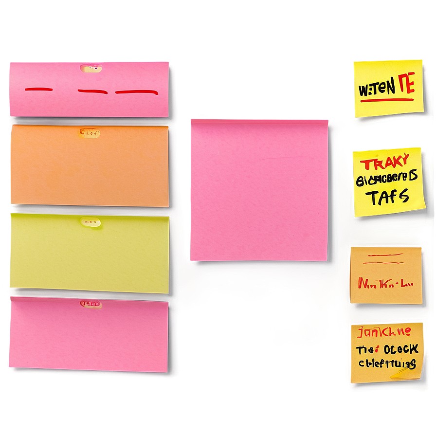 Sticky Note Graphic Png 33