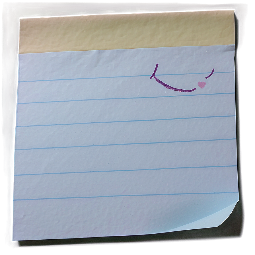 Sticky Note Love Note PNG 05042024 PNG image with a transparent background, free high-resolution download