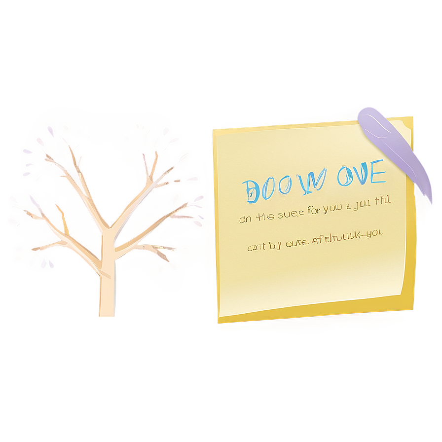 Sticky Note Love Note PNG 44 PNG image with a transparent background, free high-resolution download