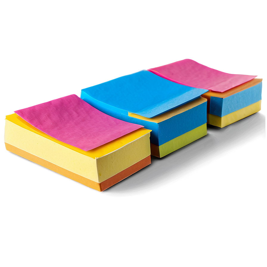 Sticky Note Set PNG 2 PNG image with a transparent background, free high-resolution download