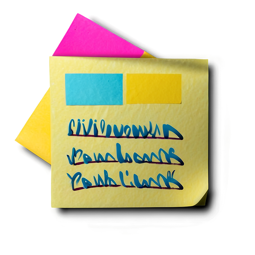 Sticky Note Sketch Png 51