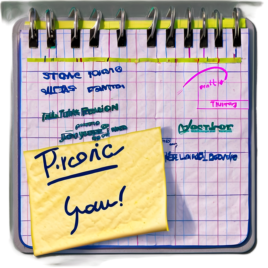 Sticky Note with Text PNG 42 PNG image with a transparent background, free high-resolution download
