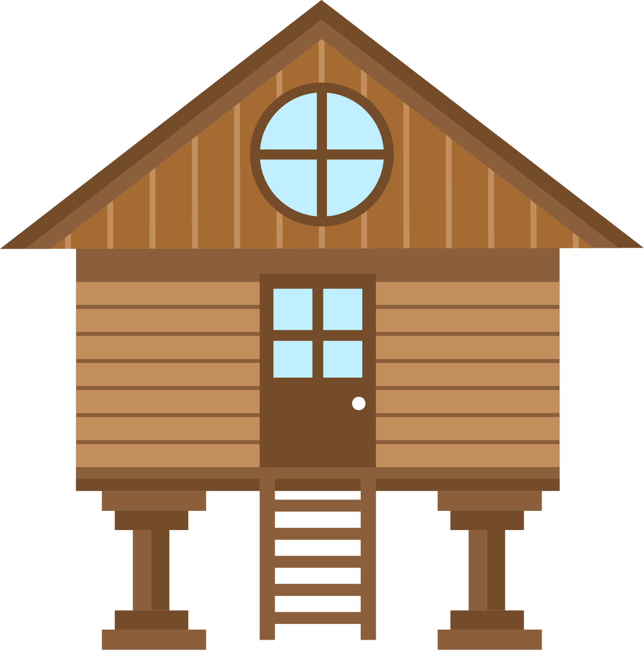 Stilt_ House_ Illustration.png PNG with transparent background