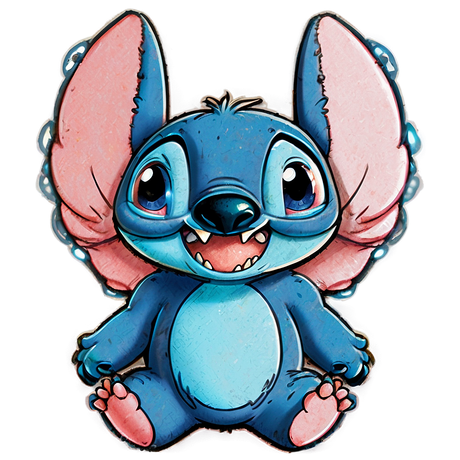 Stitch and Angel PNG wwg PNG with transparent background