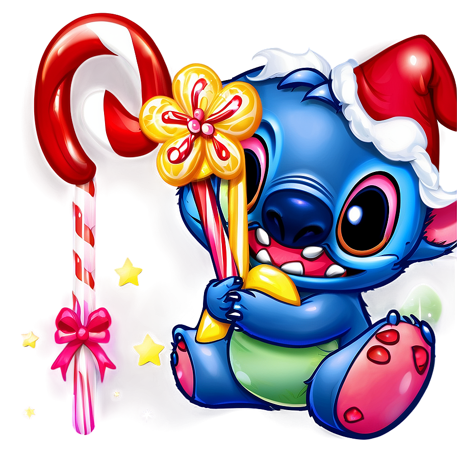 Stitch And Christmas Candyland Png Qwx84