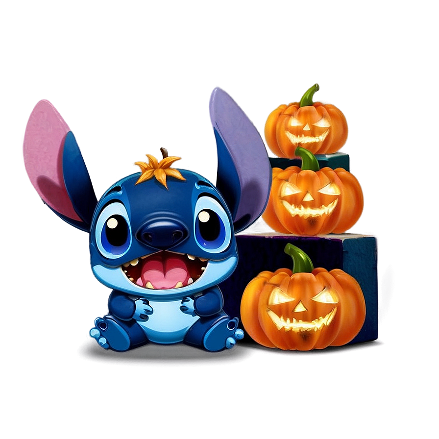 Stitch Halloween Party Png Qox