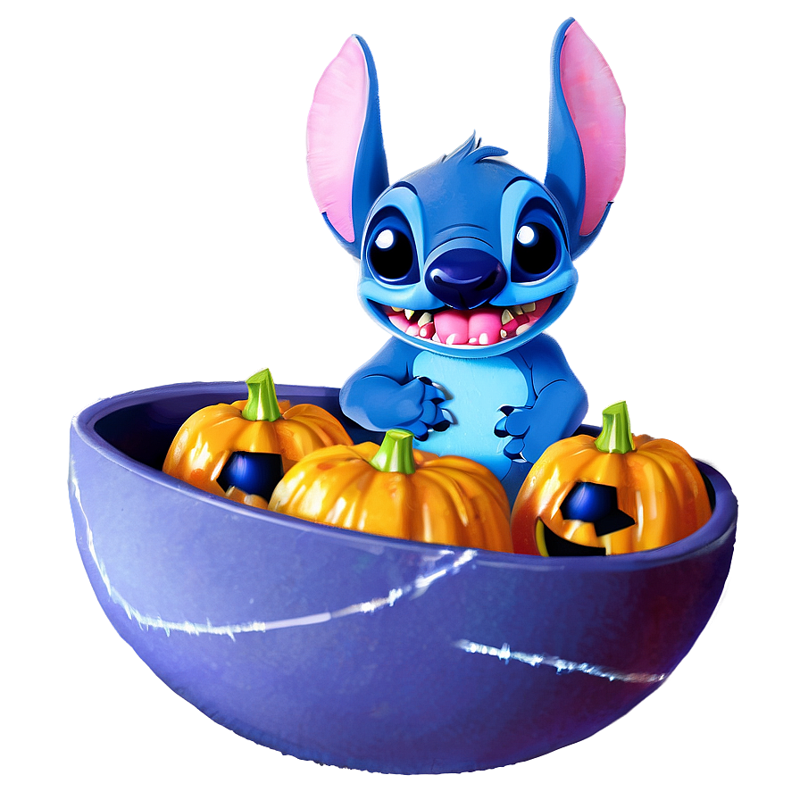 Stitch Halloween Trick Png 06122024