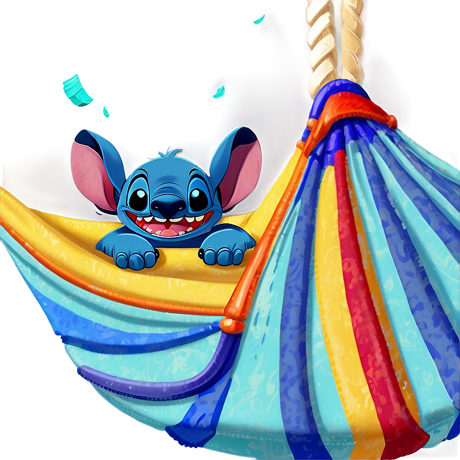 Stitch In A Hammock Png Nyj76