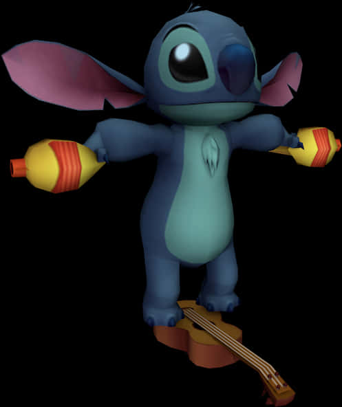 Stitch With Space Guns