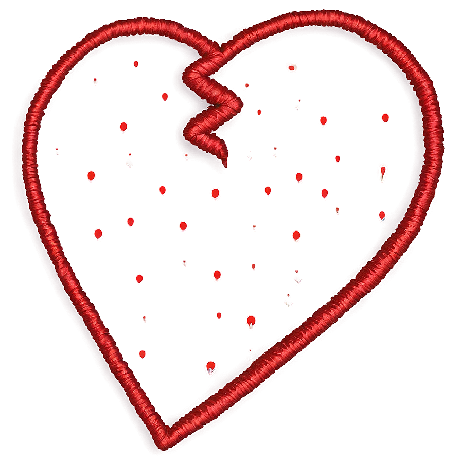 Stitched Broken Heart Png Ffh24