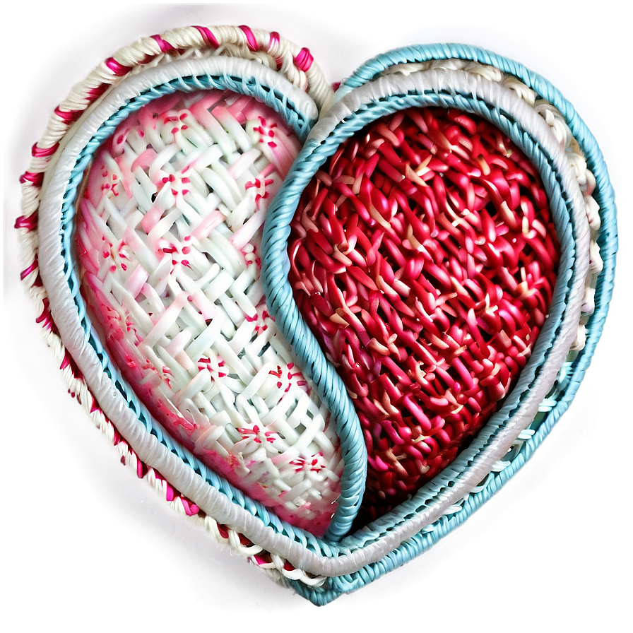 Stitched Heart Clipart Texture Png 35