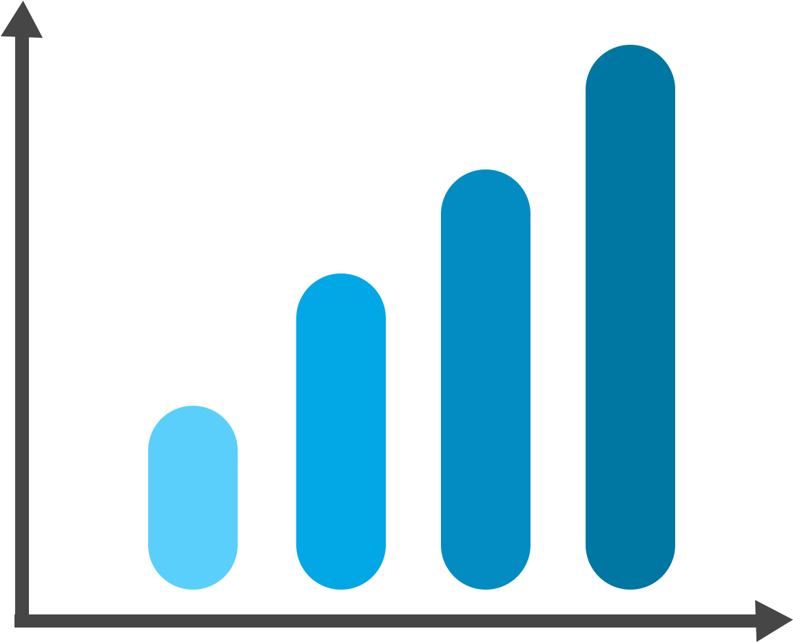 Bar Graph Icon Png - Bar Graph Png Transparent, Png Download PNG with transparent background