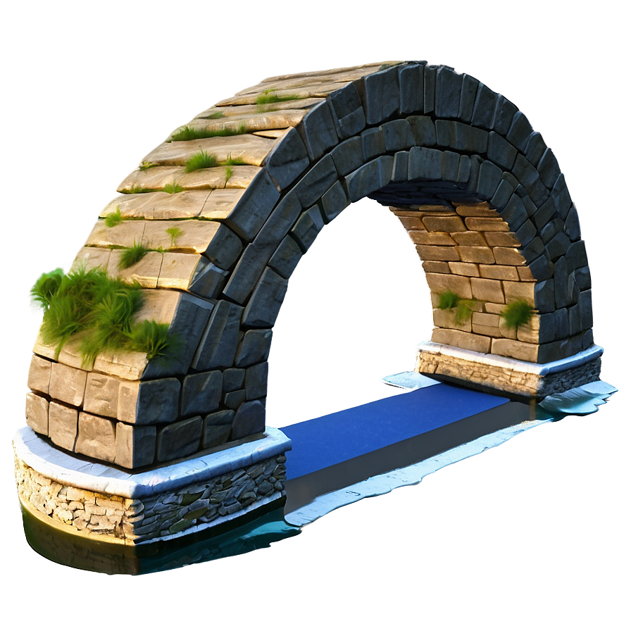 Stone Arch Bridge PNG xob7 PNG image with a transparent background, free high-resolution download