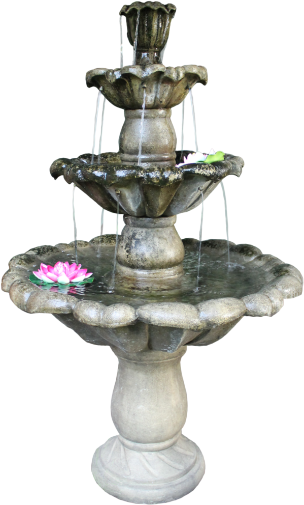 Transparent Water Fountains Clipart - Garden Fountain Png, Png Download PNG with transparent background