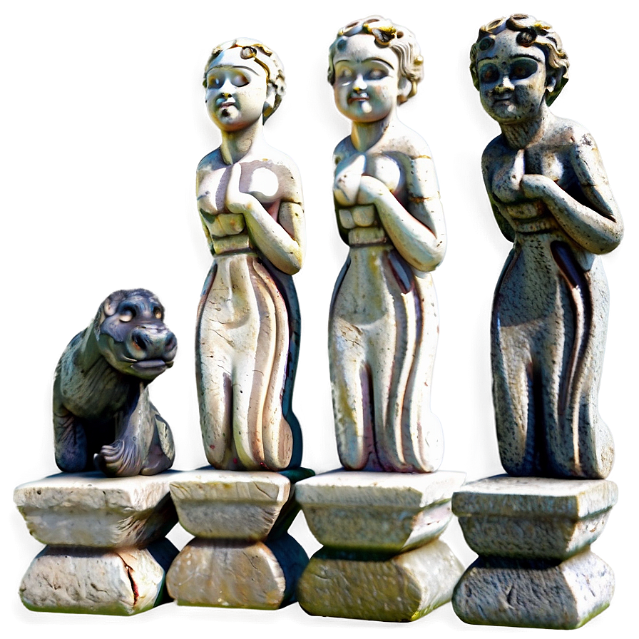 Stone Garden Sculpture Png 05212024