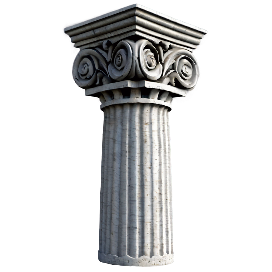 Stone Greek Column Art Png 06212024