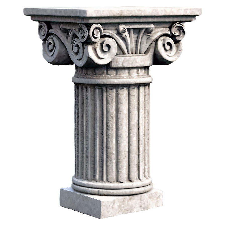 Stone Greek Column Art Png Svo83