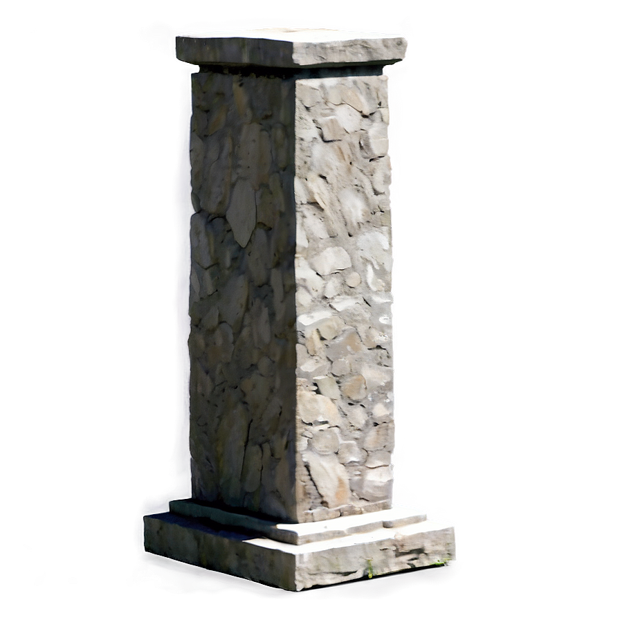 Stone Pillar PNG ppr PNG image with a transparent background, free high-resolution download