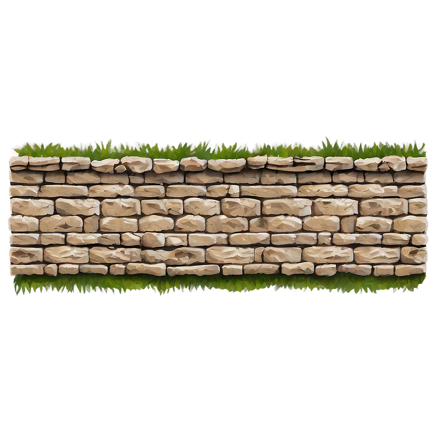 Stone Wall Fence PNG 05242024 PNG image with a transparent background, free high-resolution download