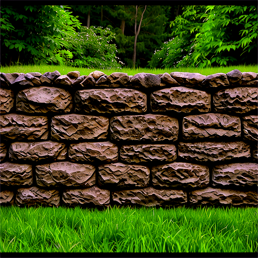 Stone Wall Fence PNG uqc PNG image with a transparent background, free high-resolution download