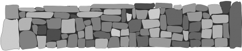 Stone Rock Wall Clip Art PNG with transparent background