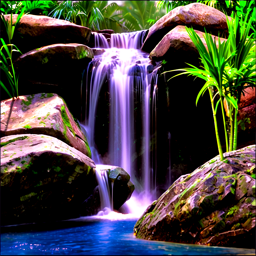 Stone Waterfall Png 05212024