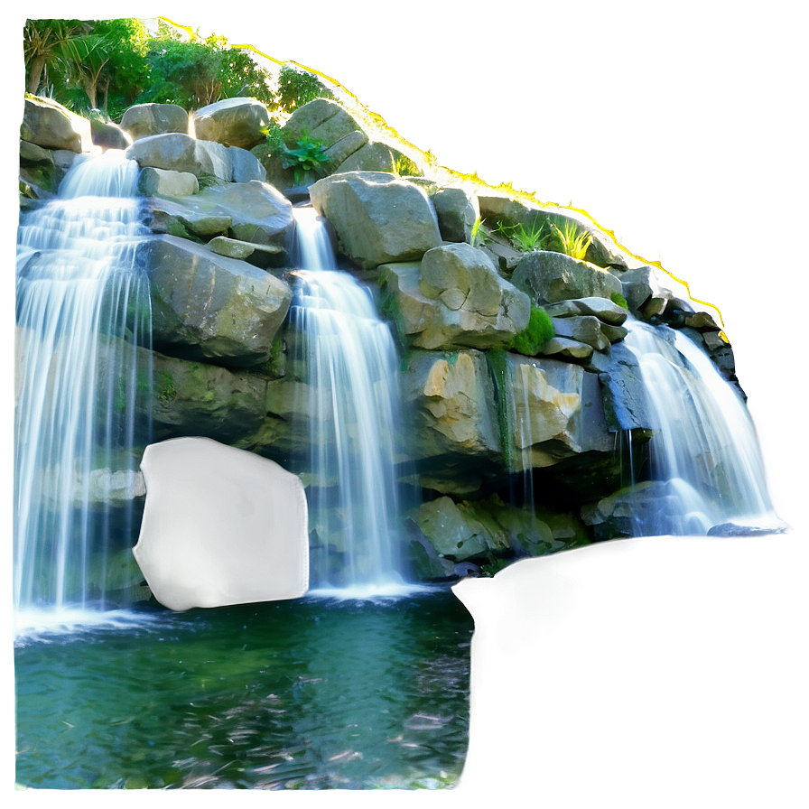 Stone Waterfall Png 12