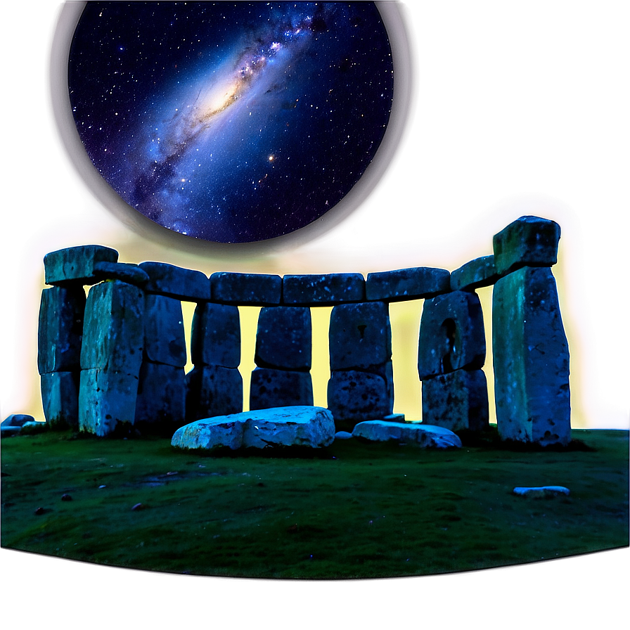 Stonehenge And The Milky Way Png 35