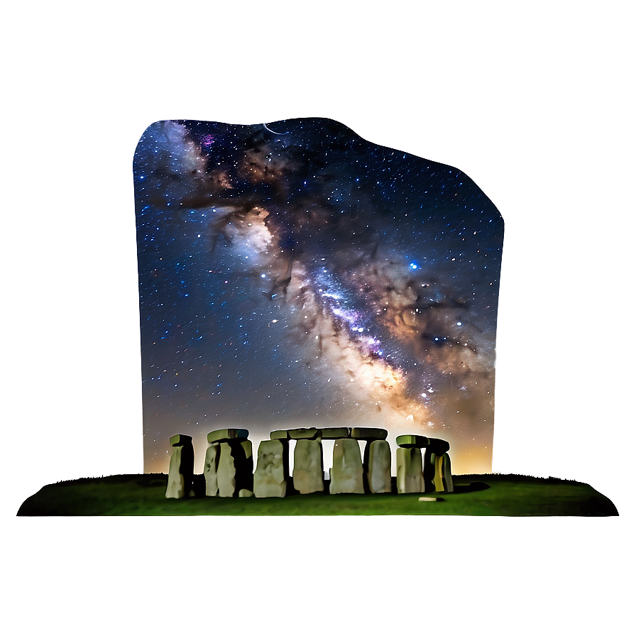 Stonehenge And The Milky Way Png 93