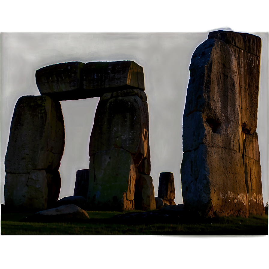 Stonehenge Illuminated At Night Png Yfx22