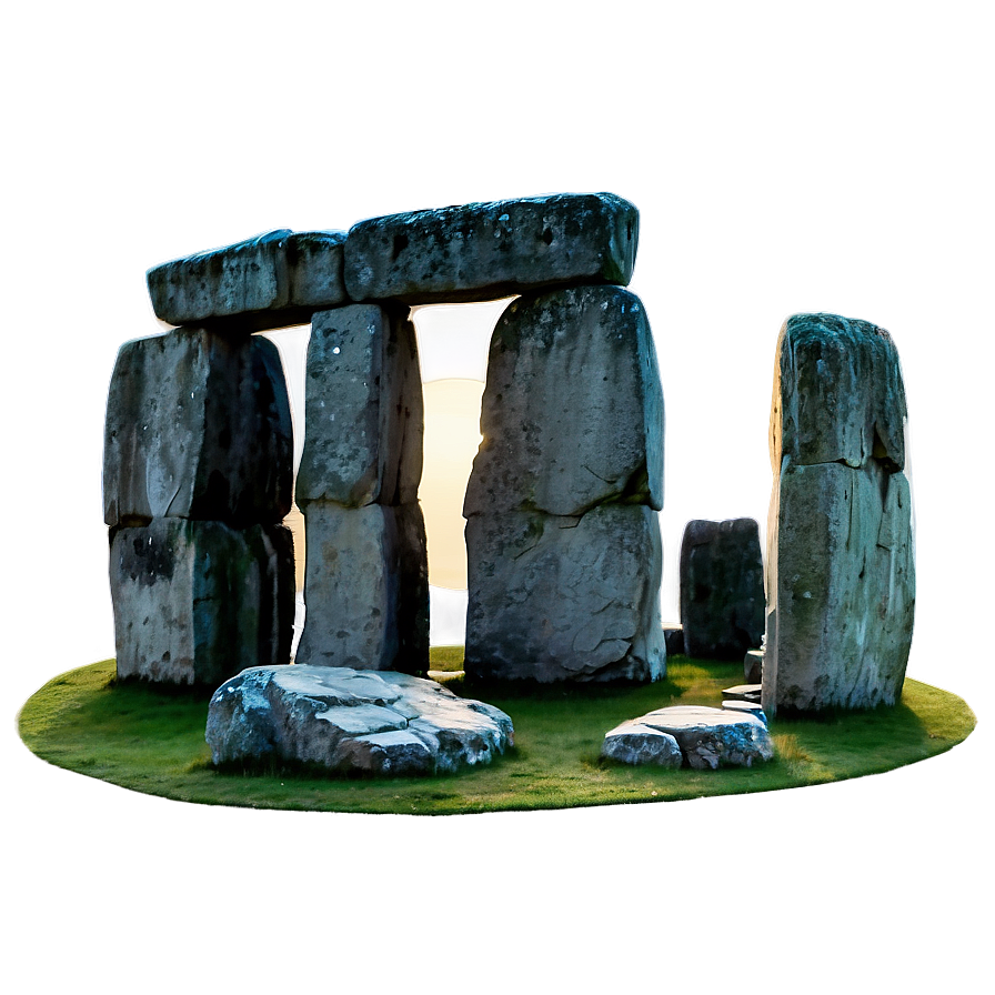 Stonehenge In Early Morning Mist Png Yyq34