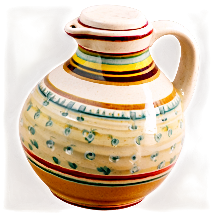 Stoneware Soup Jug PNG nsd43 PNG with transparent background