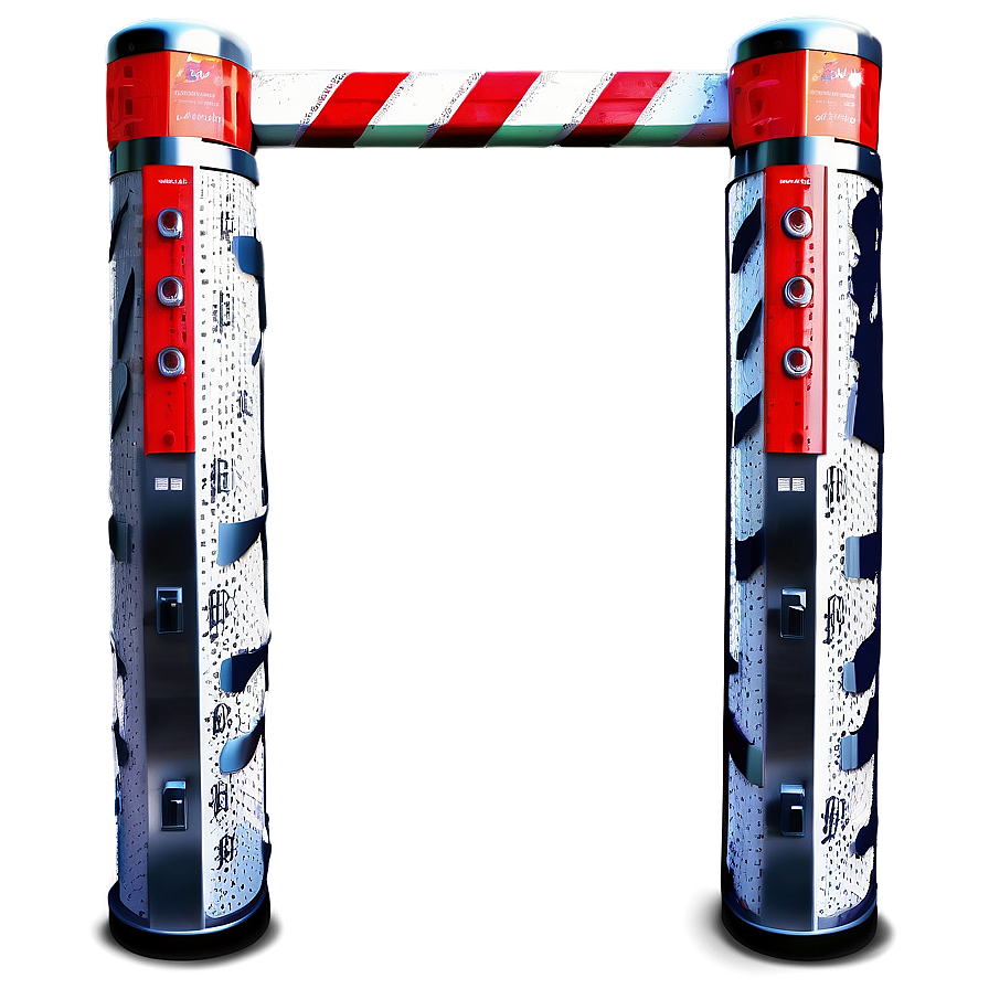 Stop Barrier Gate PNG 05232024 PNG with transparent background