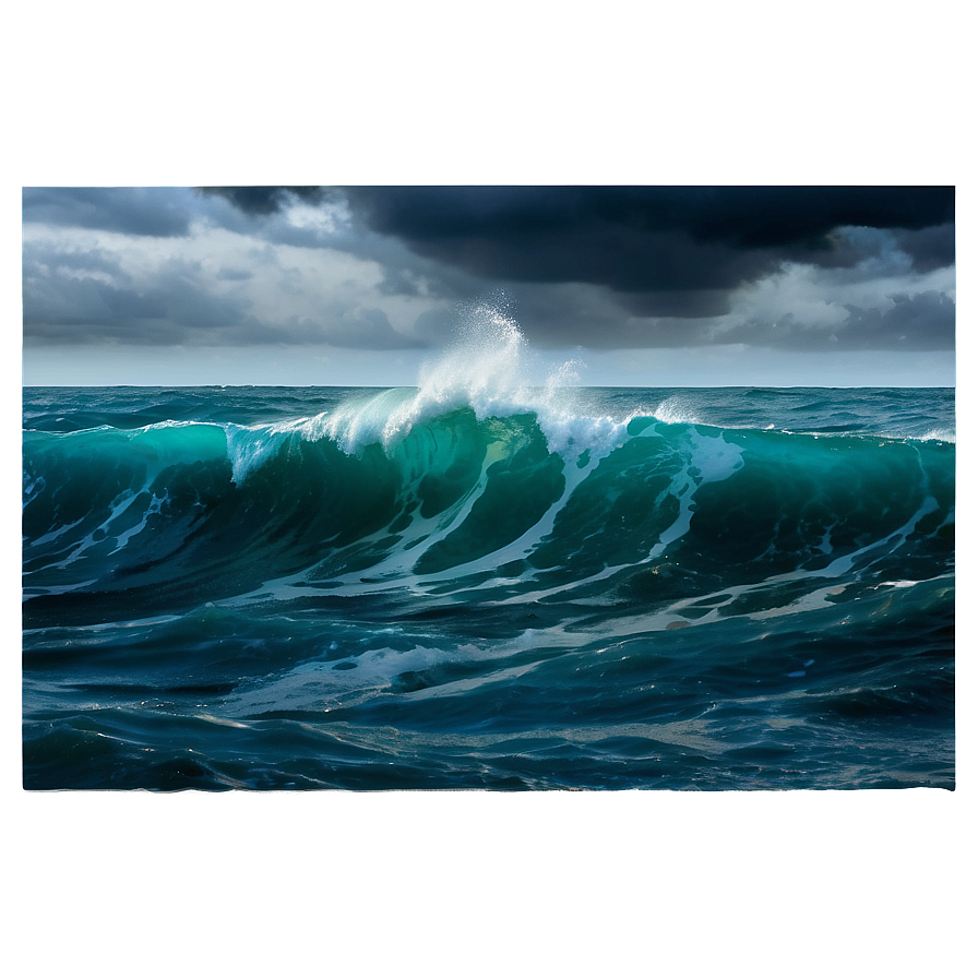 Stormy Ocean Scene Png Boi15