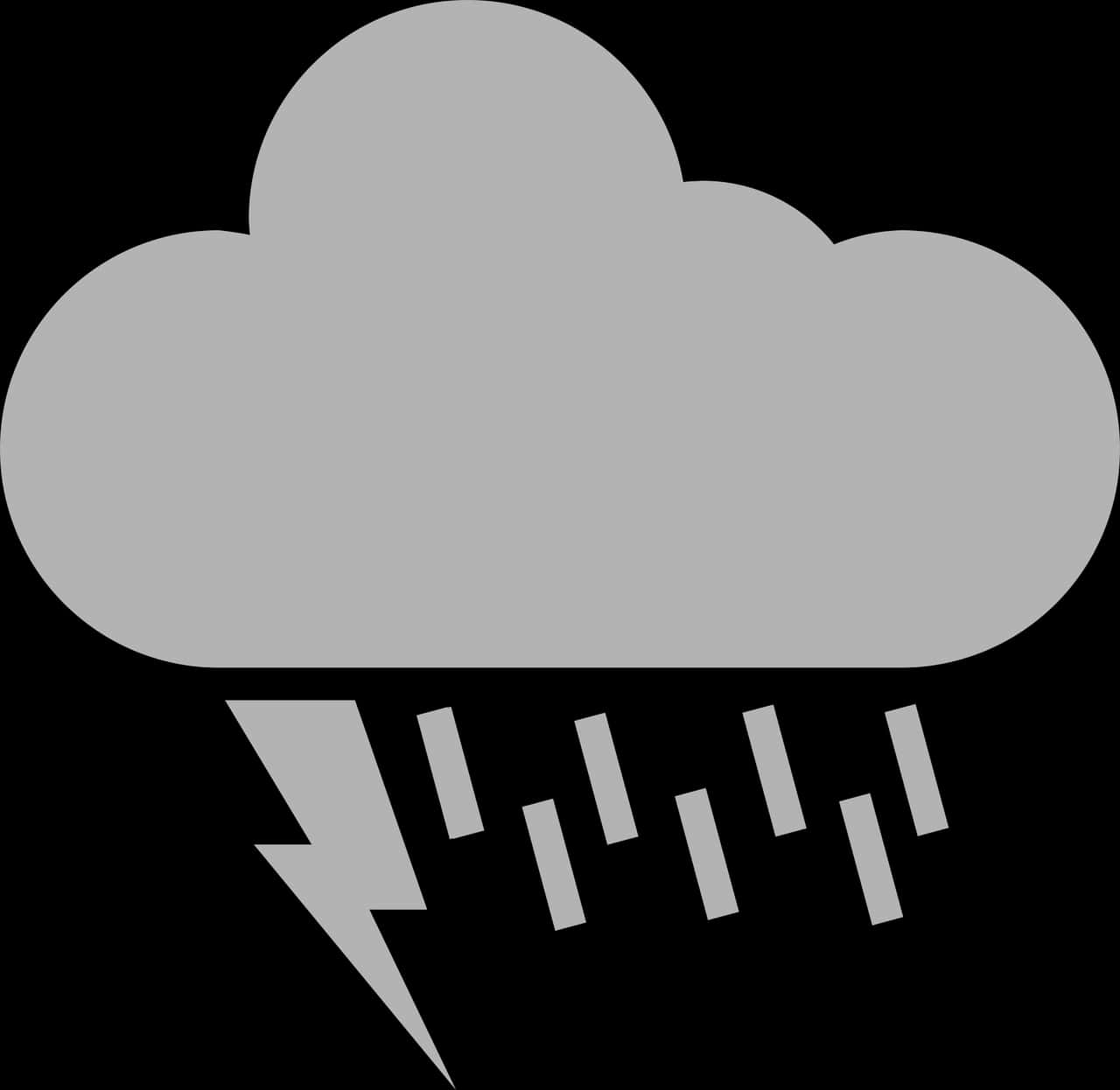 Stormy_ Weather_ Icon PNG with transparent background