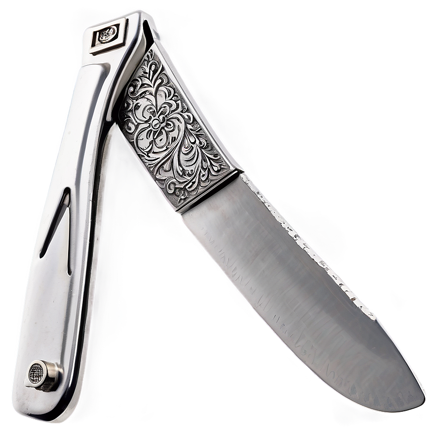 Straight Razor Knife Png 05042024