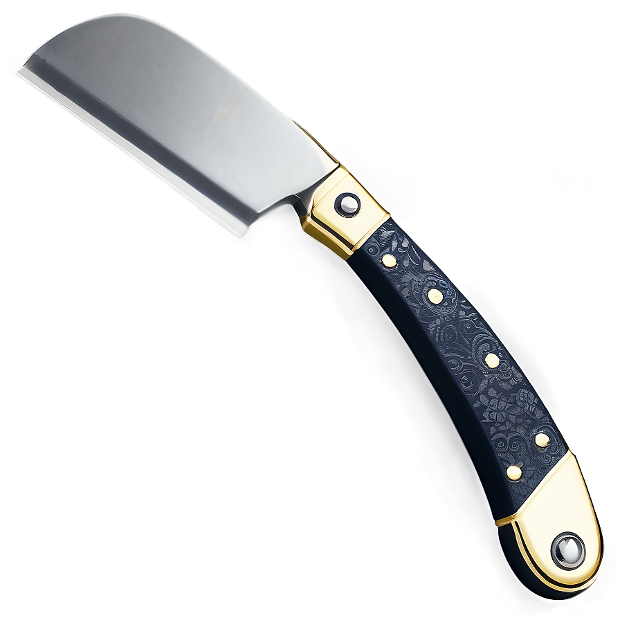 Straight Razor Knife Png Bck