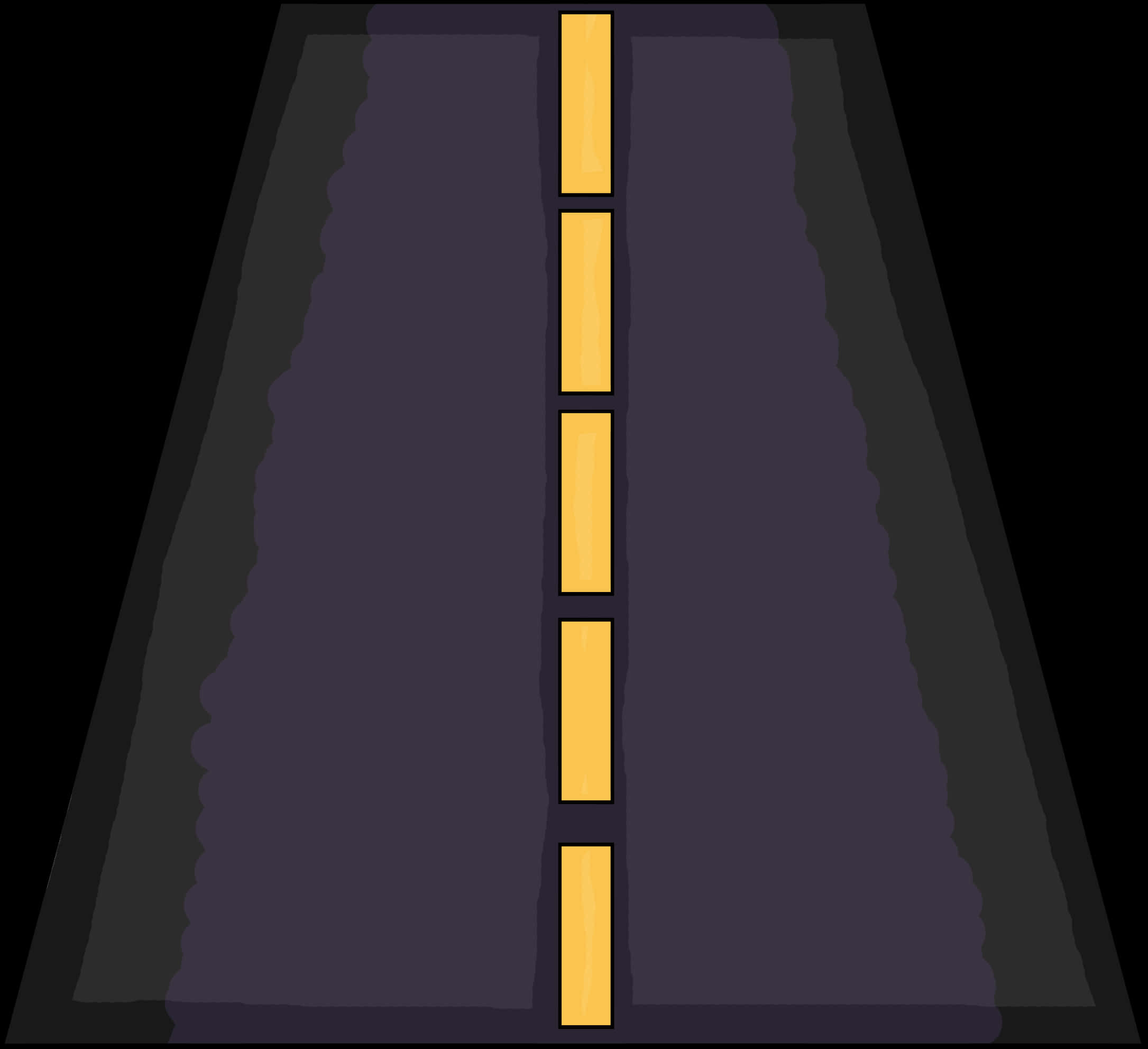 Straight Road Vector Illustration PNG with transparent background