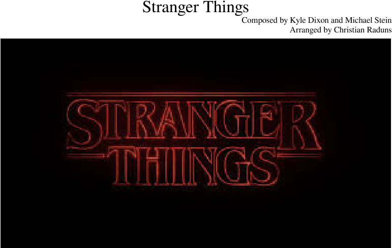 Stranger Things Main Theme - Darkness, HD Png Download PNG with transparent background