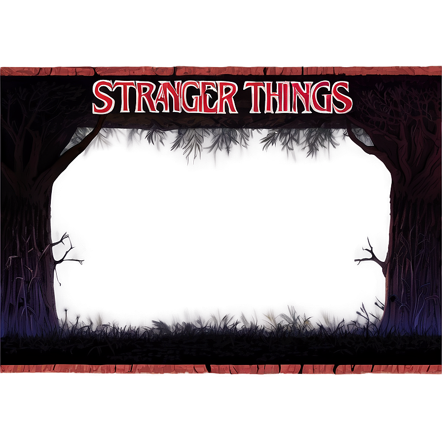 Stranger Things Poster Png 48