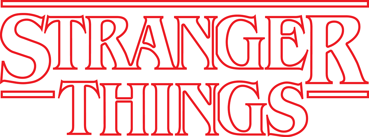 Stranger Things Title Png, Transparent Png PNG with transparent background