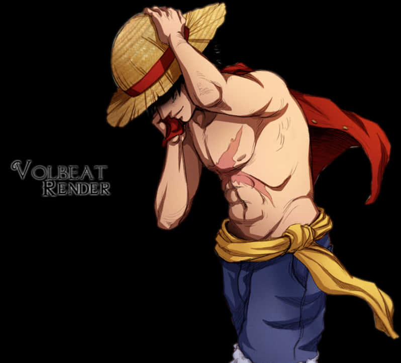 Straw Hat Luffy Pose