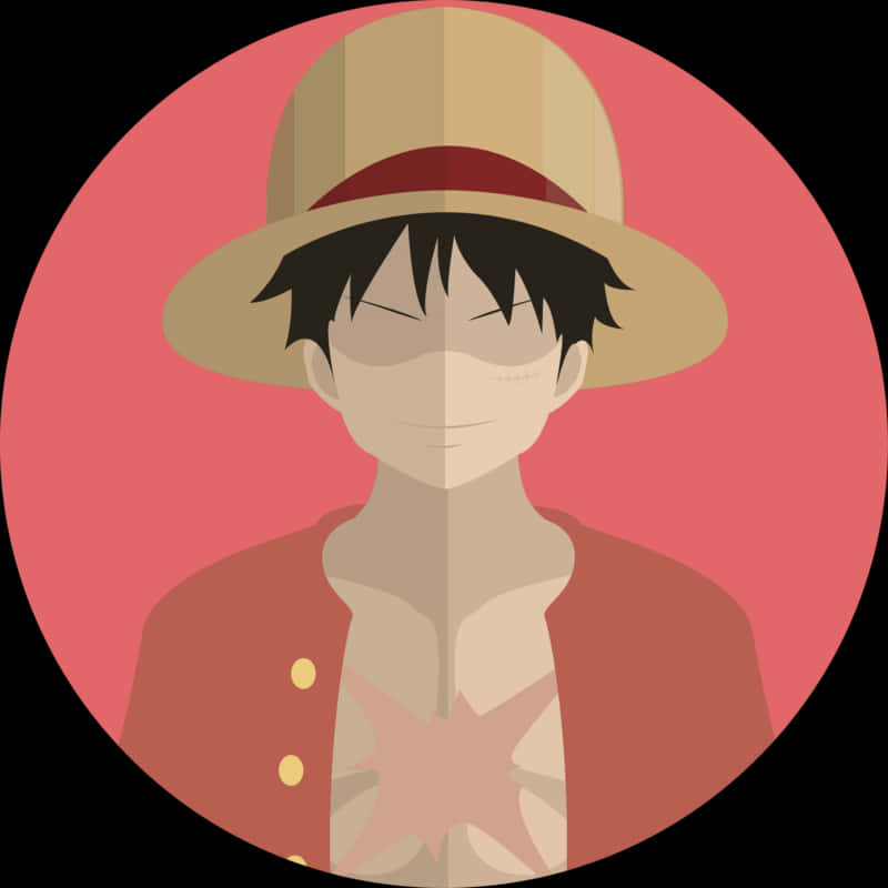 Straw Hat Luffy Vector Portrait