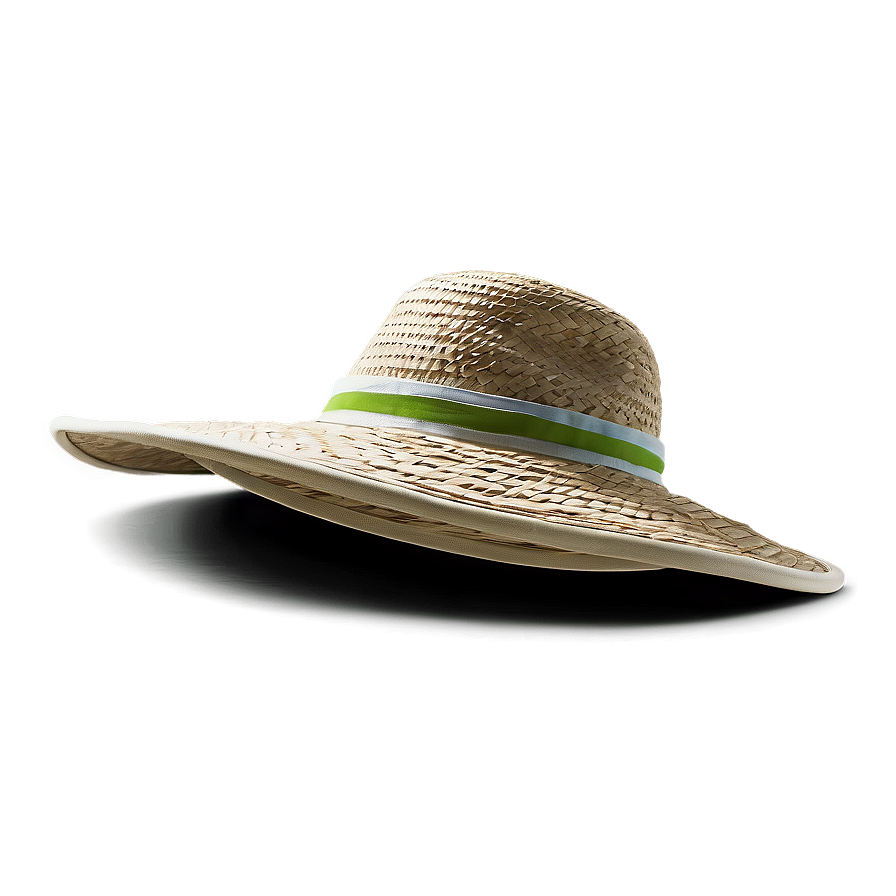 Straw Hat On Beach Png 69