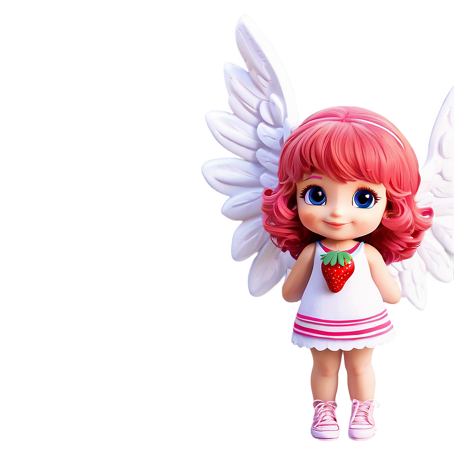 Strawberry Angel Cute Png Iak50