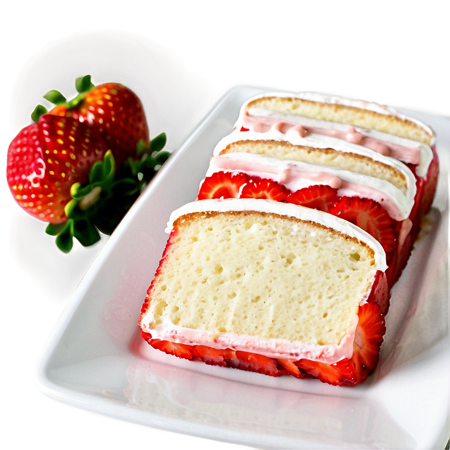 Strawberry Angel Food Cake Png 81